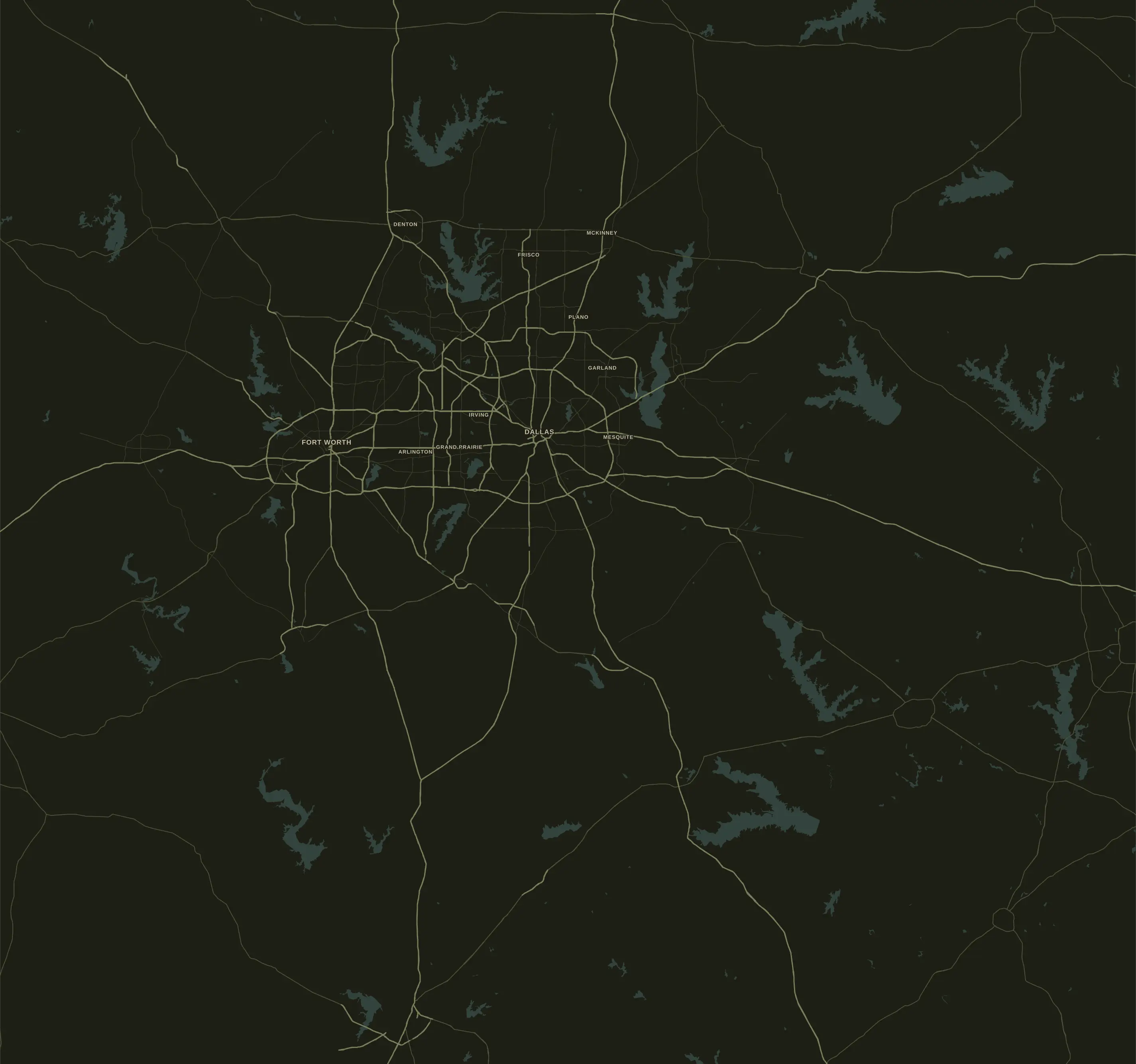 Map of the area around the sale in Argyle